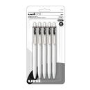 Uni One Ink Gel Pens 5/Pkg Medium 0.7mm - Black
