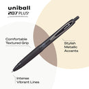 Uni-ball 207+ Super Ink Gel Pens 2/Pkg Micro 0.5mm - Black