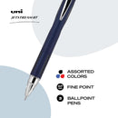 Uni-ball Jetstream RT Ballpoint Pens 3/Pkg Fine 0.7mm - Black