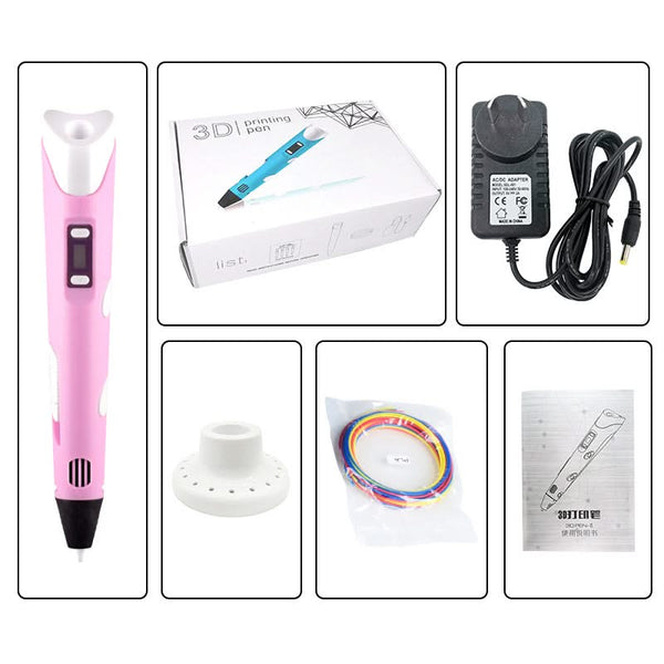 Universal Crafts 3D Printing Pen - Pink