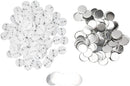 Universal Crafts Button Press Blank Buttons 100 Pack - 44mm