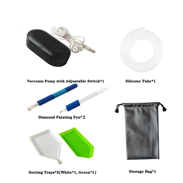 Universal Crafts Diamond Painting Vacuum Pen Set - Black