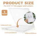 Universal Crafts Stackable A4 Paper Storage Organiser 4 Pack