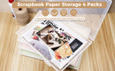 Universal Crafts Stackable A4 Paper Storage Organiser 4 Pack