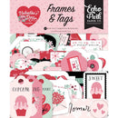Echo Park Ephemera Frames & Tags, Valentine's Day*