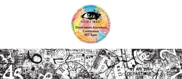 Visible Image Tomorrow's Memories PET Tape - Destination Anywhere Continuous