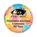 Visible Image Tomorrow's Memories PET Tape - Destination Anywhere Continuous