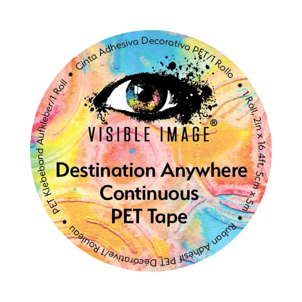 Visible Image Tomorrow's Memories PET Tape - Destination Anywhere Continuous