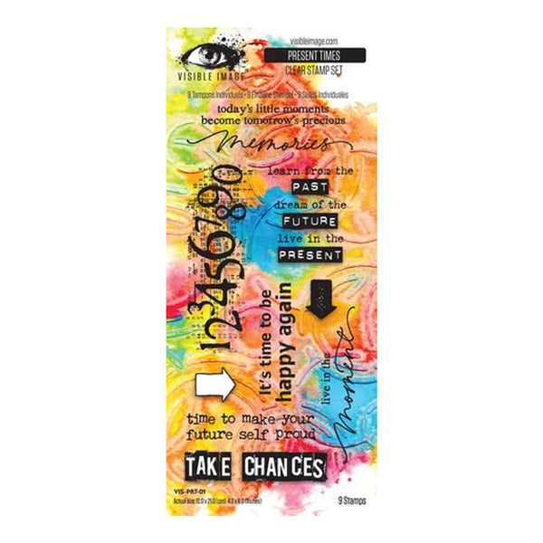 Visible Image Tomorrow's Memories Stamp Set 4"x8" - Present Times