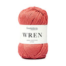 Fiddlesticks Wren 8ply Cotton Yarn 50g - Coral