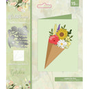 Crafter's Companion Nature's Garden Wildflower Metal Die & Stencil Set Mailbox Flowers*