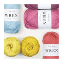 Fiddlesticks Wren 8ply Cotton Yarn 50g - Coral