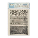 Stamperia Acrylic Clear Stamps - Silent Sea - Three Textures