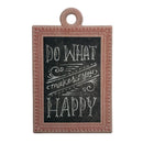 We R Memory Keepers Embossed Die-Cut Tag - Happy