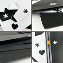 Poppy Crafts 12"x 12" Premium Black Cardstock 250gsm - 10 Sheets
