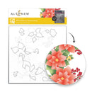 Altenew Winterberry Poinsettias Stencil Set