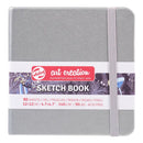 Talens Art Creations Sketch Book 12cm x 12cm - Shiny Silver
