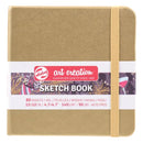 Talens Art Creations Sketch Book 12cm x 12cm - White Gold