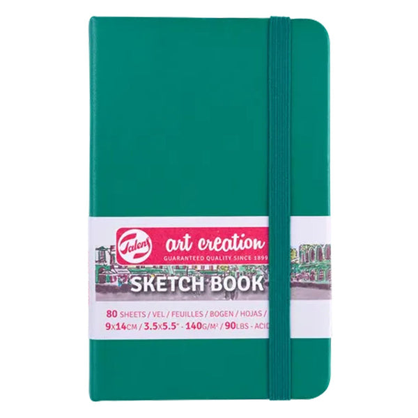 Talens Art Creations Sketch Book 9cm x 14cm - Forest Green