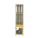 Sakura Pigma Micron 3/Pkg Set - Black - 08, 10, 12