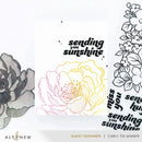 Altenew Magical Peony Simple Colouring Stencil Set
