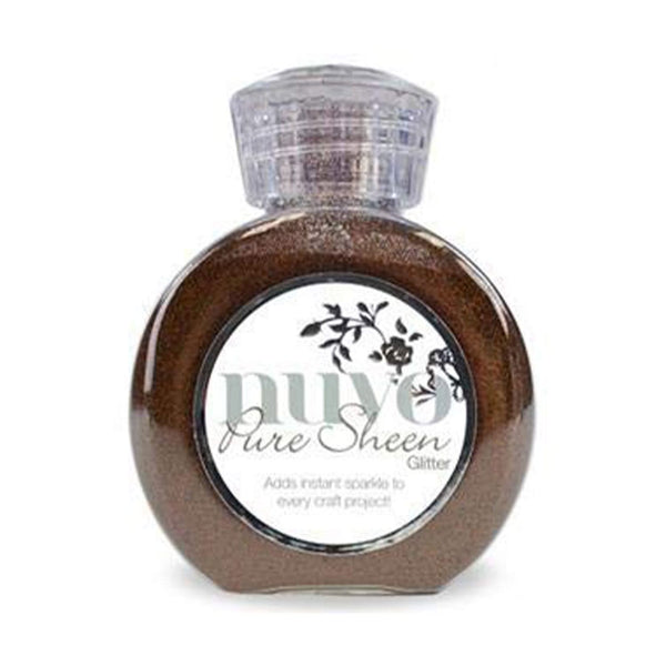Nuvo Pure Sheen Glitter 3.38oz - Chestnut Brown*