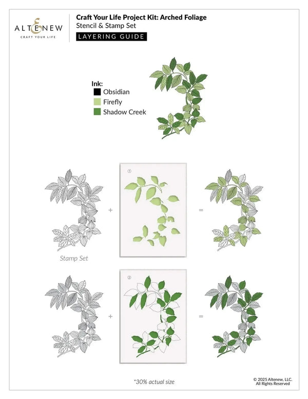 Altenew Craft Your Life Project Kit: Arched Foliage