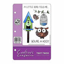 Crafter's Companion Ezmount Cling Set 5.5 Inch X8.5 Inch Twit Twoo*