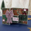 Crafter's Companion Twelve Days Of Christmas Metal Die Vintage Christmas Bow*