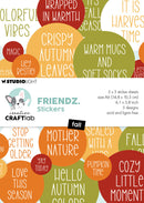 Creative Craftlab Friendz Fall sticker book A6