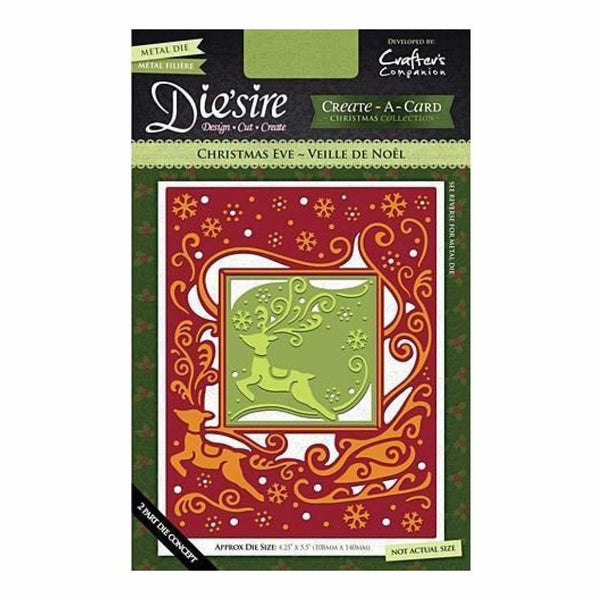 Die'sire Create-A-Card Cutting & Embossing Die - Christmas Eve*