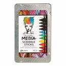 Dina Wakley Media Scribble Sticks 12 Pack