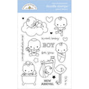 Doodlebug Clear Doodle Stamps - Special Delivery - 4in x 6in*