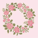 Crafter's Companion Sara Signature Floral Elegance Layering Stencil 5"X5" Floral Wreath*