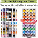 Universal Crafts Rotating Paint Storage Tower - Holds 72 Paints