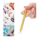 Universal Crafts Claw Tweezers - Gold