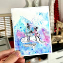 Simon Hurley create. Clear Stamps 6"X9" Sketched Christmas