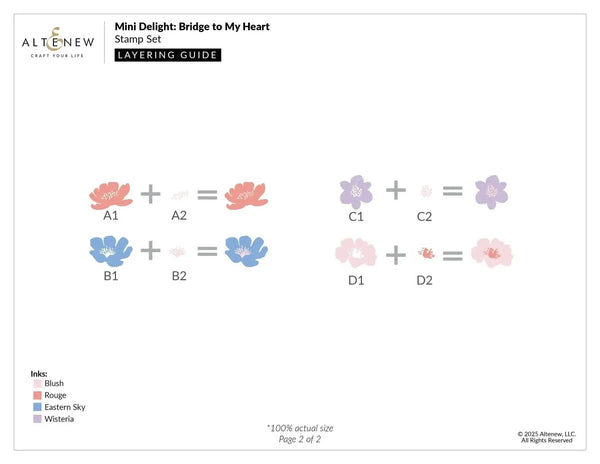 Altenew Mini Delight: Bridge to My Heart Stamp & Die Set