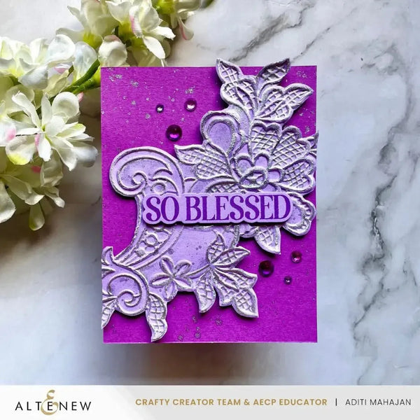 Altenew Shimmer Relief Paste - Silver
