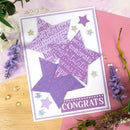 Hunkydory Moonstone Dies - Congratulations Background Panel*