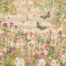 Crafter's Companion Nature's Garden Vintage Rose Paper Pad 6"X6"*