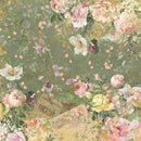 Crafter's Companion Nature's Garden Vintage Rose Paper Pad 6"X6"*