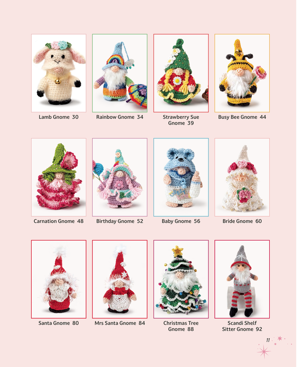 Search Press Gnomes to Crochet Project Book