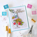 Pinkfresh Studio Clear Stamp Set 4"X6" Cheers