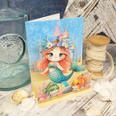 Hunkydory Moments & Memories Pop-Up Stepper Card - Mermaid kingdom