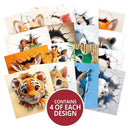 Hunkydory Square Pocket Pad - Peeping Pals