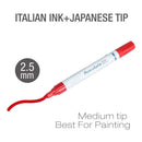 Poppy Crafts Porcelain Paint Markers - Bold Tip 12 Pack
