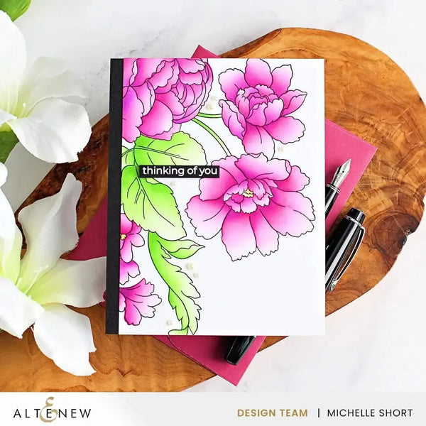 Altenew Flourishing Bouquet Stamp Set