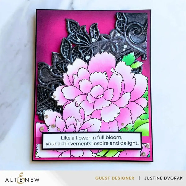 Altenew Flourishing Bouquet Stamp Set