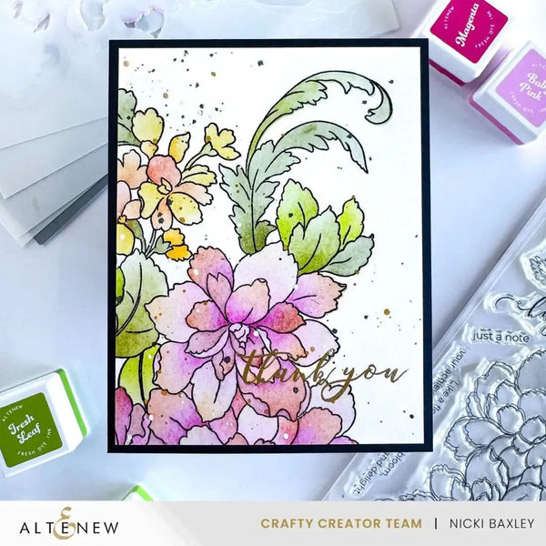 Altenew Flourishing Bouquet Stamp Set
